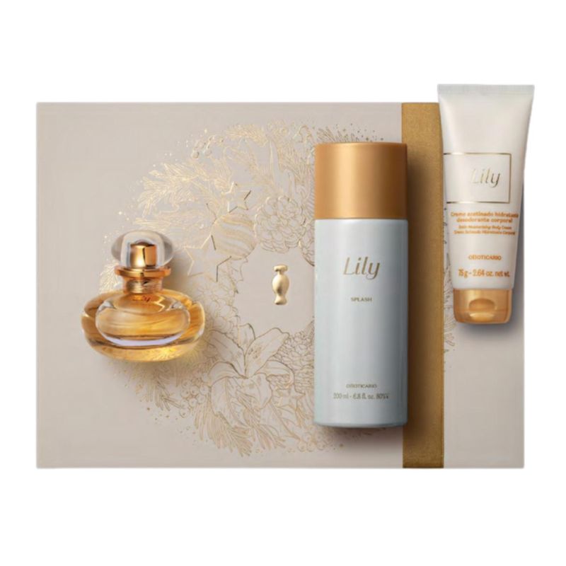 KIT PRESENTE LILY (3 ITENS)